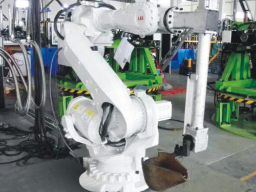 工业机器人浇铸及取件